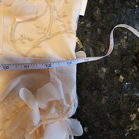 Speechless halter gown size 11  NWT peach - Picture 11 of 11